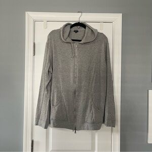 Bleusalt Gray Full Zip Hoodie 6 2X XXL